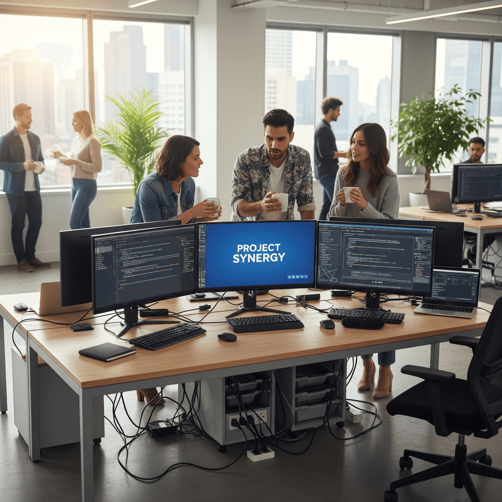 EndpointDev software engineering team working on development