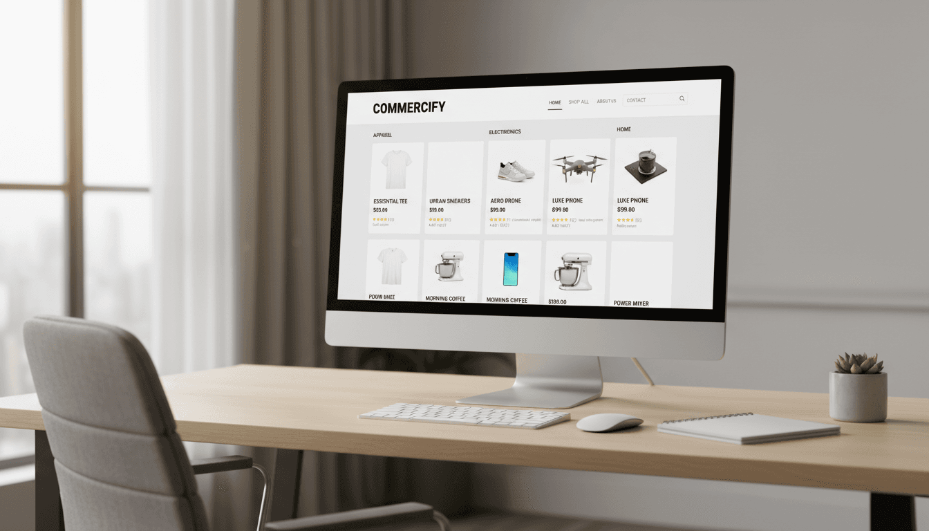 Ecommerce platform dashboard